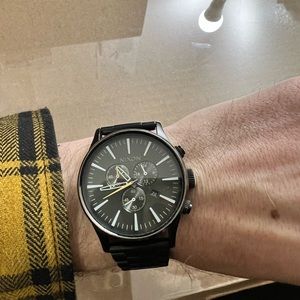Nixon Sentry Chronograph Matte Black